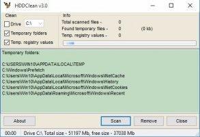 HDD Cleaner Скриншот 1